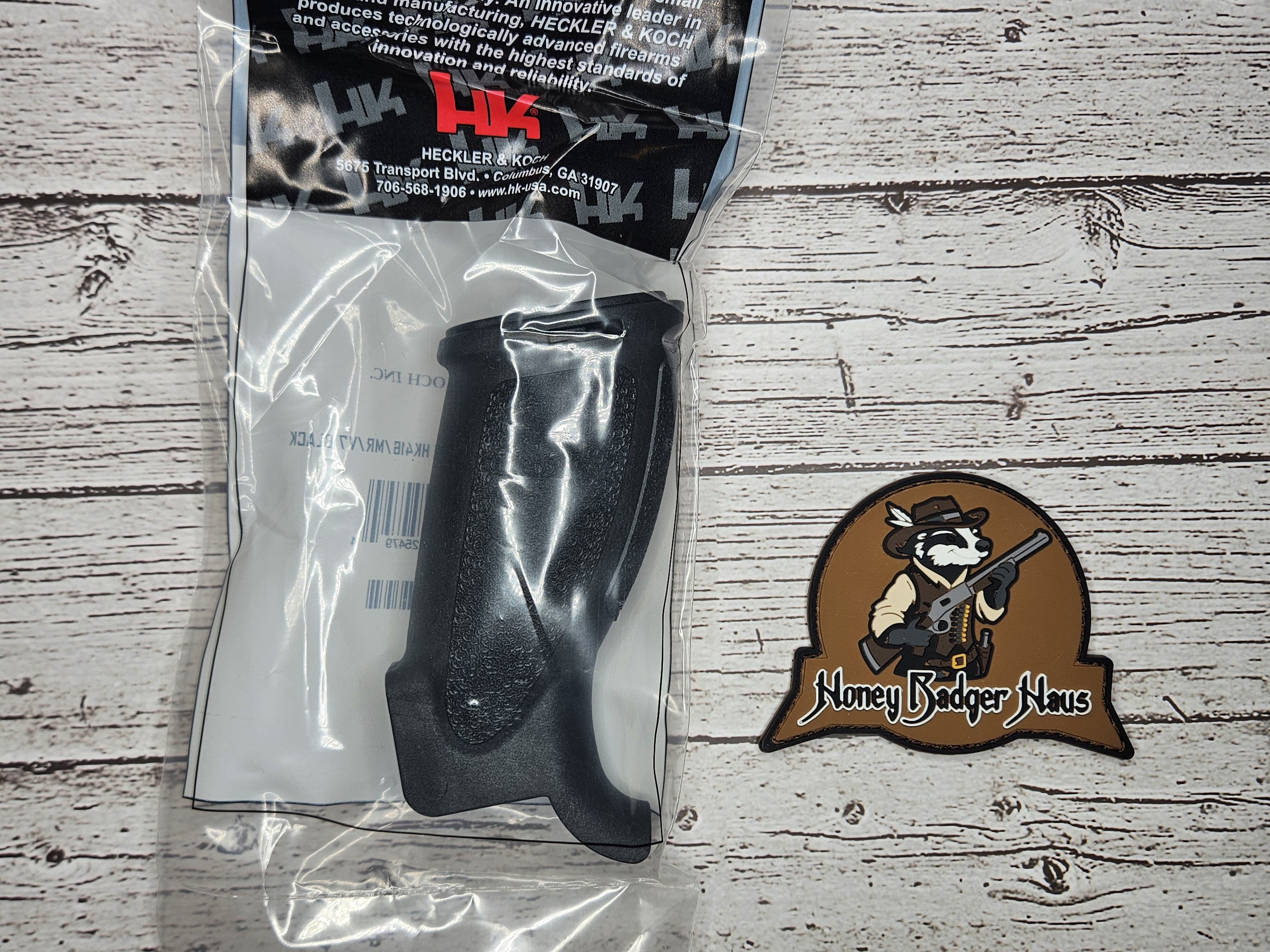 HK MR556/762/416/417/G28 Battle Grip With Storage - Black